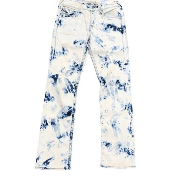 True Religion Jeans Size 32 STRAIGHT WITH FLAP - Picture 4 of 16